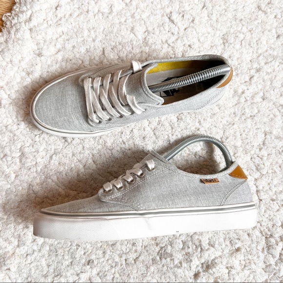 Vans Shoes - Vans: Off The Wall Gray Micro Plaid Ortholite Womens Lace Up Sneakers Size 8